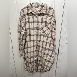 Womens T-Shirt Flannel